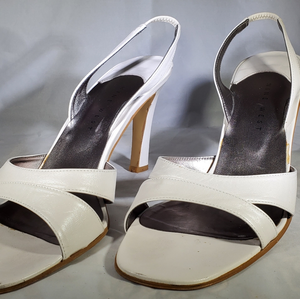 White sandals